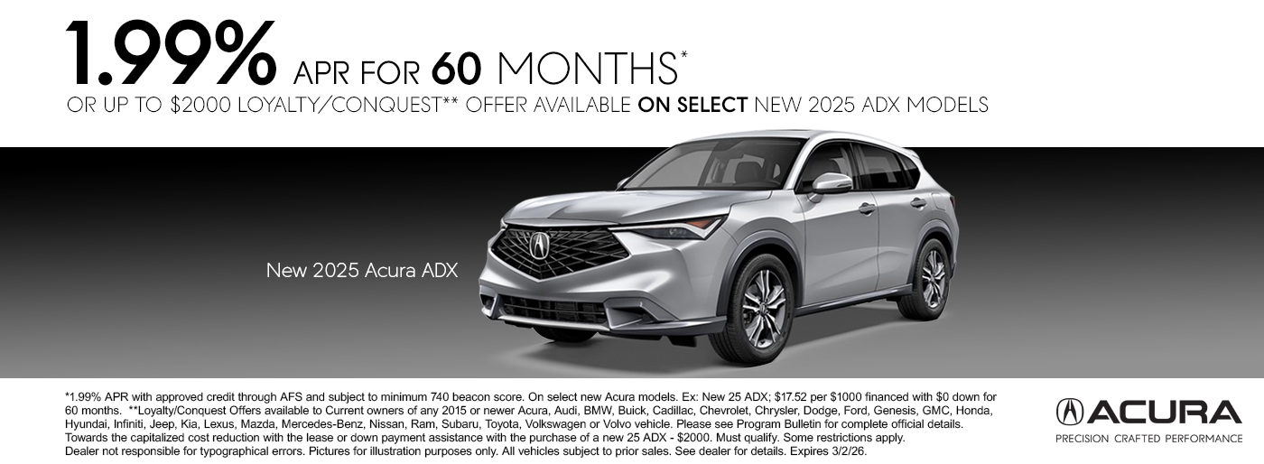 Acura Incentives January