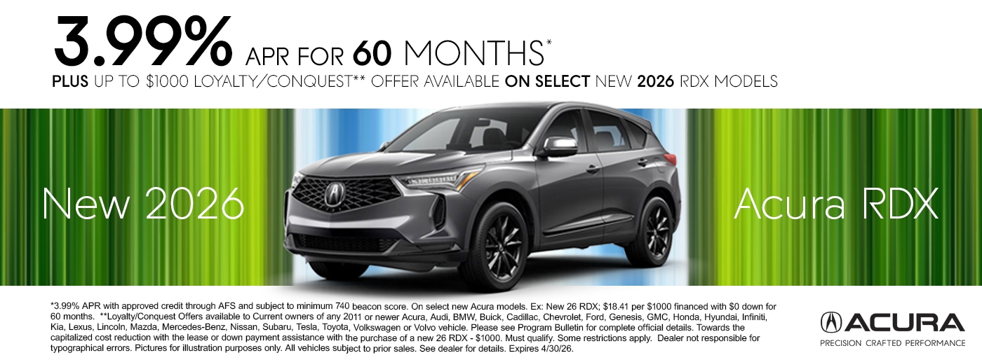 Acura Incentives April