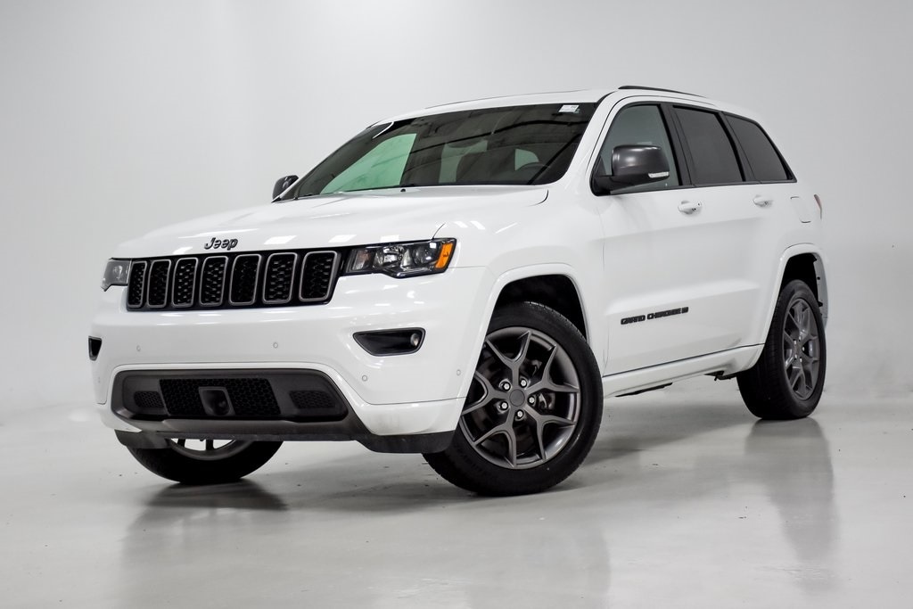 Used 2021 Jeep Grand Cherokee 80th Edition with VIN 1C4RJFBG9MC527945 for sale in Elmhurst, IL