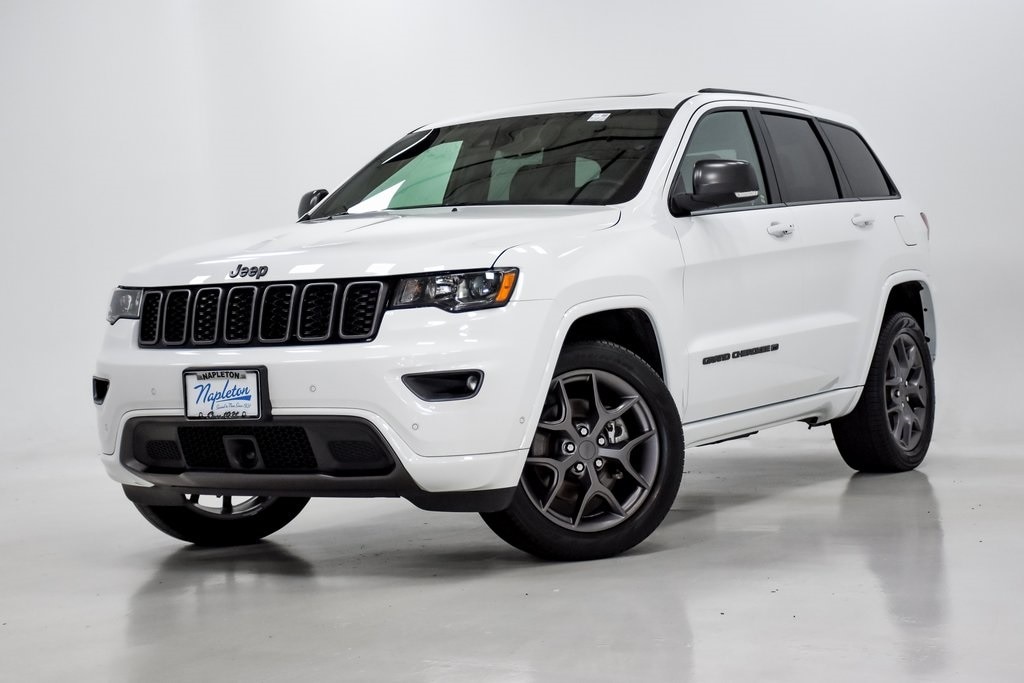 Used 2021 Jeep Grand Cherokee 80th Edition with VIN 1C4RJFBG3MC869052 for sale in Elmhurst, IL