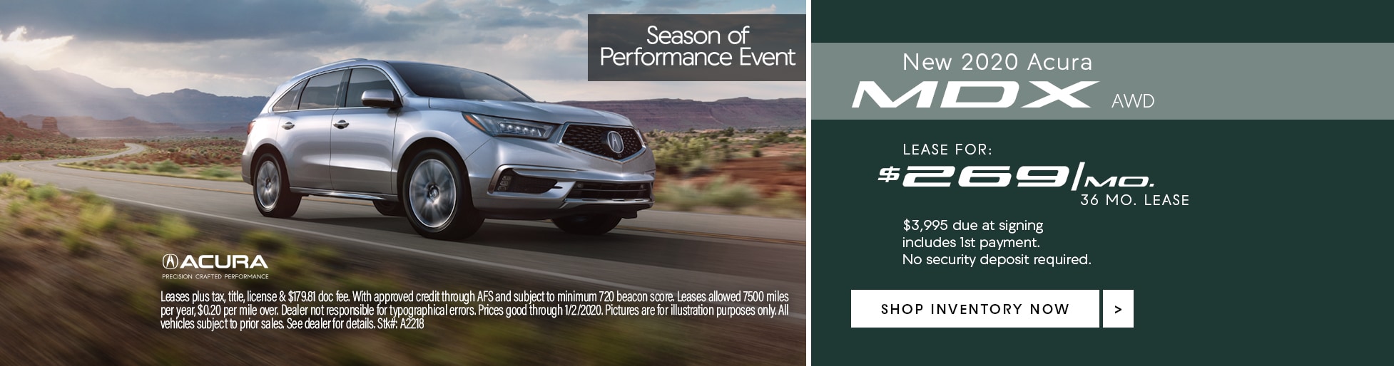 New Acura MDX Lease Deals