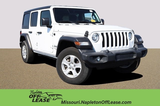 Used 2020 Jeep Wrangler Unlimited Sport S with VIN 1C4HJXDG3LW102166 for sale in Saint Peters, MO