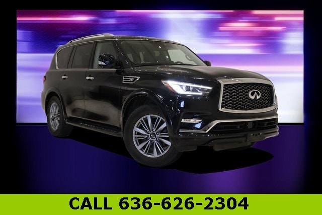 Used 2022 INFINITI QX80 PREMIUM SELECT 4WD with VIN JN8AZ2AE8N9291841 for sale in Saint Peters, MO