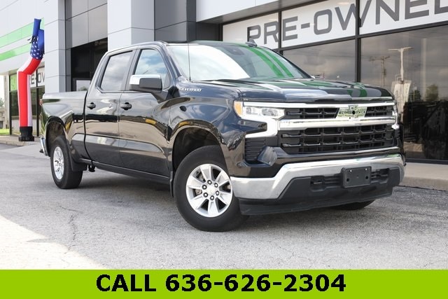 Used 2023 Chevrolet Silverado 1500 LT with VIN 1GCUDDEDXPZ309344 for sale in Saint Peters, MO
