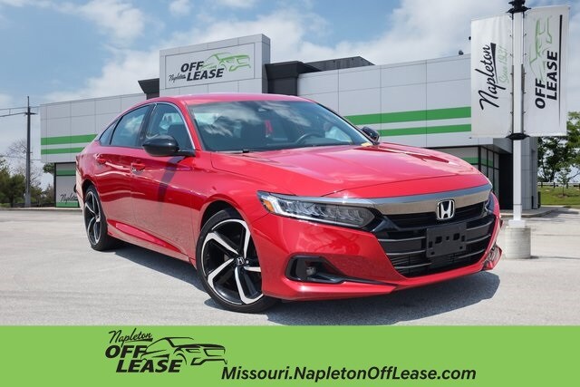 Used 2022 Honda Accord Sport with VIN 1HGCV1F36NA058459 for sale in Saint Peters, MO