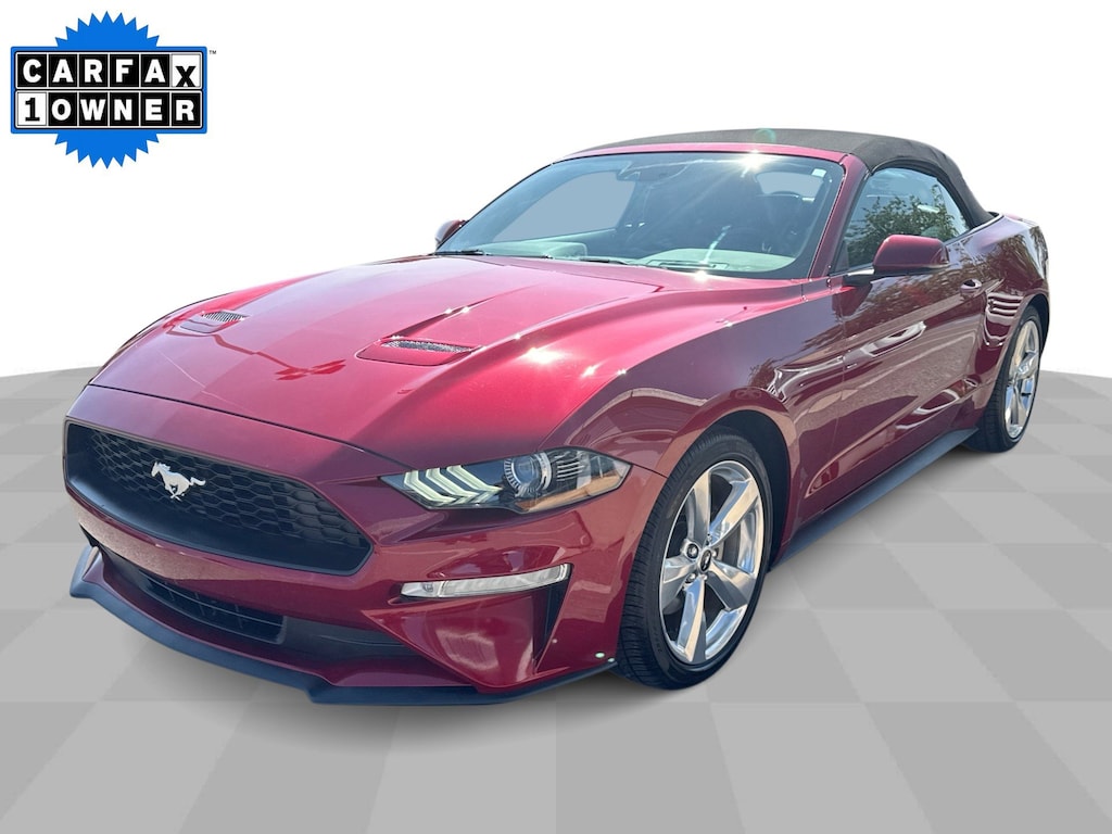 Used 2019 Ford Mustang EcoBoost Premium Convertible w/ Safe & Smart Pkg Convertible