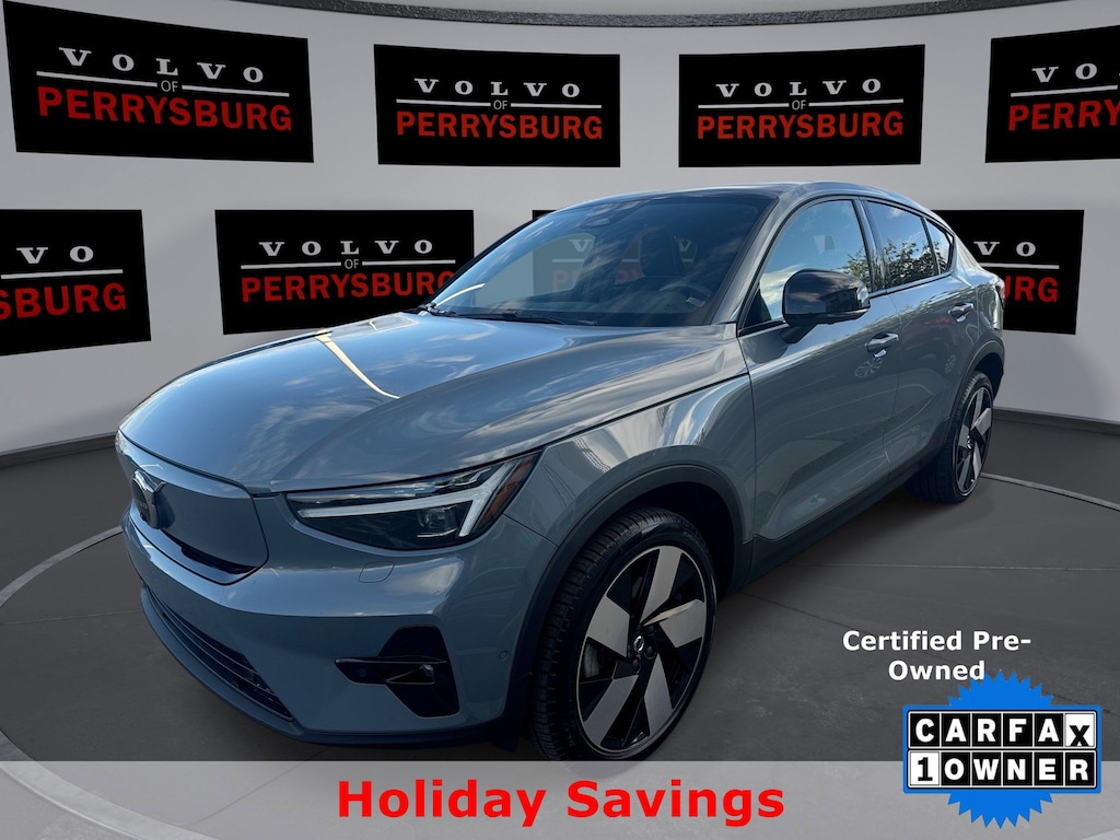Certified 2023 Volvo C40 Recharge Twin AWD Ultimate w/ Panoramic Roof Twin eAWD Ultimate