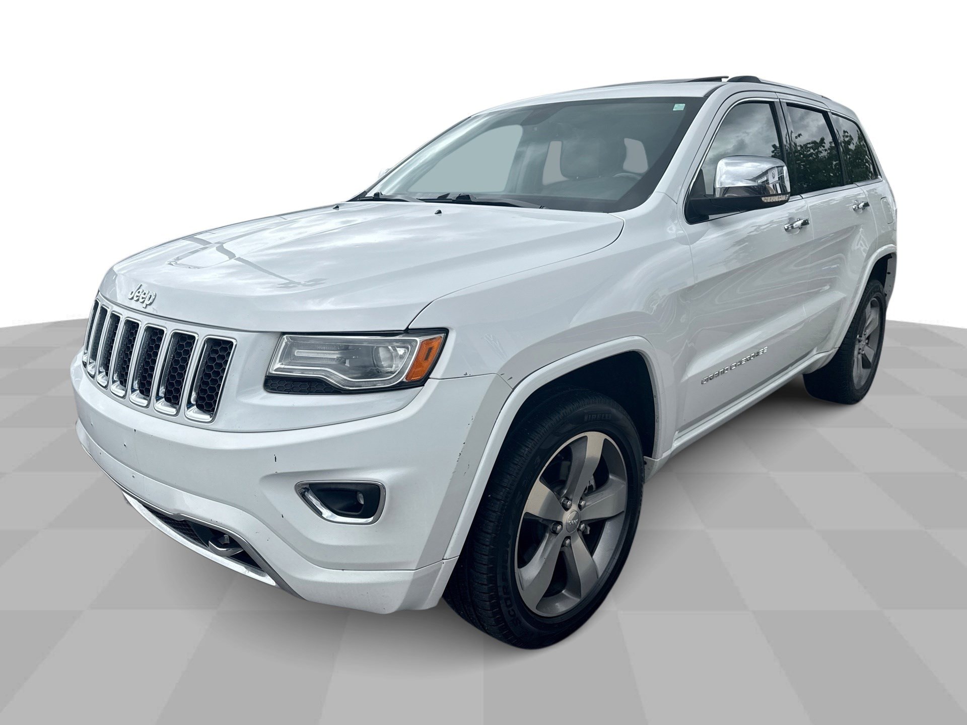 2014 Jeep Grand Cherokee Overland 4WD w/ Panoramic Moon
