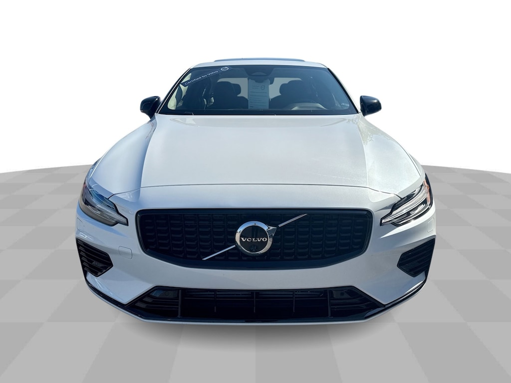 Certified 2024 Volvo S60 plug-in hybrid AWD Plus Dark Theme w/ Climate Pkg & Panoramic Moo Sedan