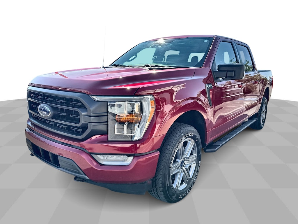 Used 2022 Ford F-150 XLT 4WD Crew w/ Sport Appearance & Trailer Tow Pkg Truck SuperCrew Cab