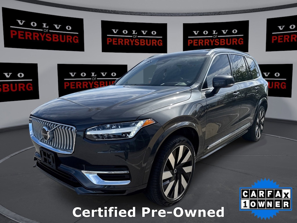 Certified 2023 Volvo XC90 Recharge Plug-In Hybrid AWD Ultimate Bright Theme w/ Panoramic Moon SUV