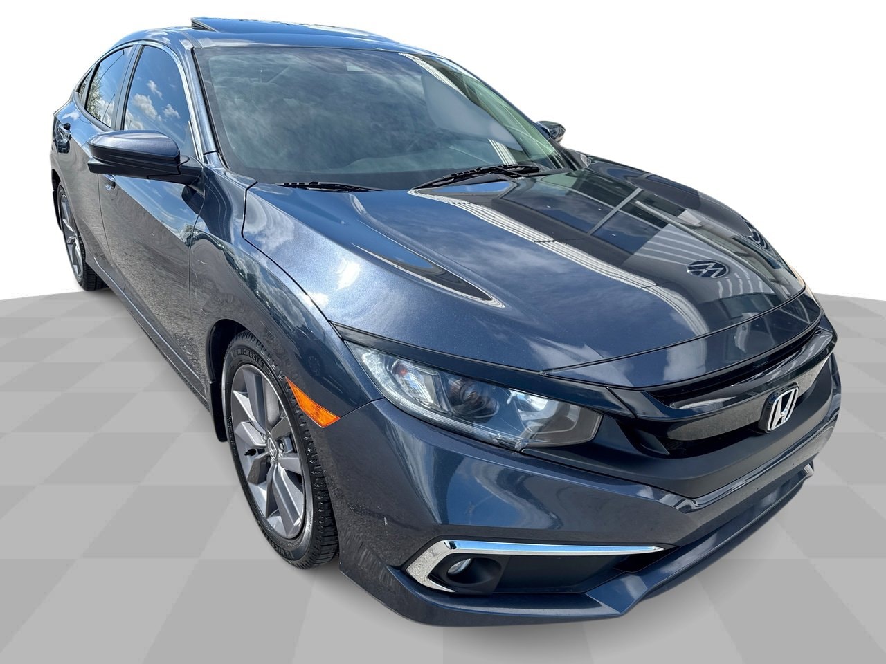 Used 2020 Honda Civic EX with VIN 19XFC1F37LE024879 for sale in Perrysburg, OH