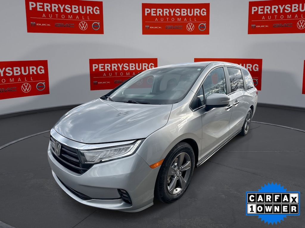 Used 2021 Honda Odyssey EX w/ Advanced Safety & Heated Seats Van