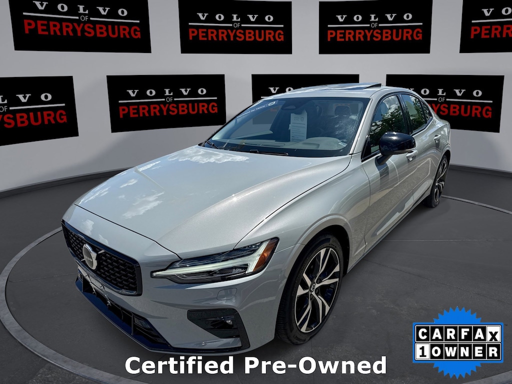 Certified 2025 Volvo S60 B5 AWD Core Dark Theme w/ Climate Pkg & Panoramic Sedan