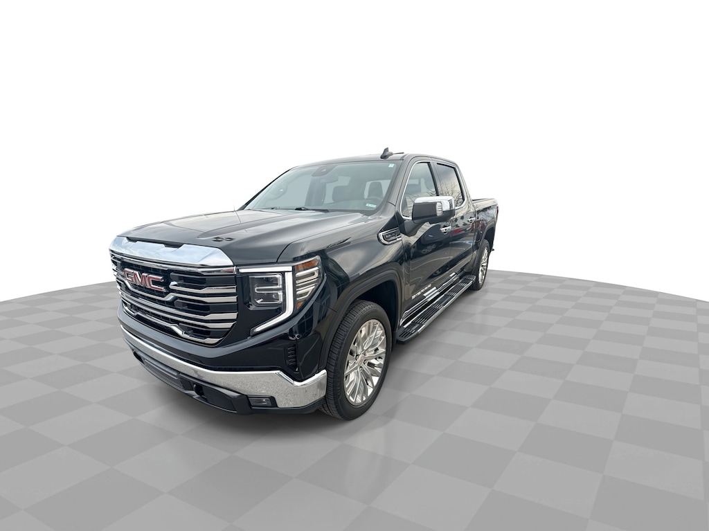 Certified 2023 GMC Sierra 1500 SLT 4WD Crew w/ 22s w/ Premium Pkg & Moon 4WD Crew Cab 147 SLT