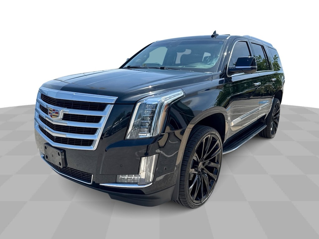 Used 2019 CADILLAC Escalade Luxury 4WD w/ 24s w/ Rear Entertainment & Moon SUV