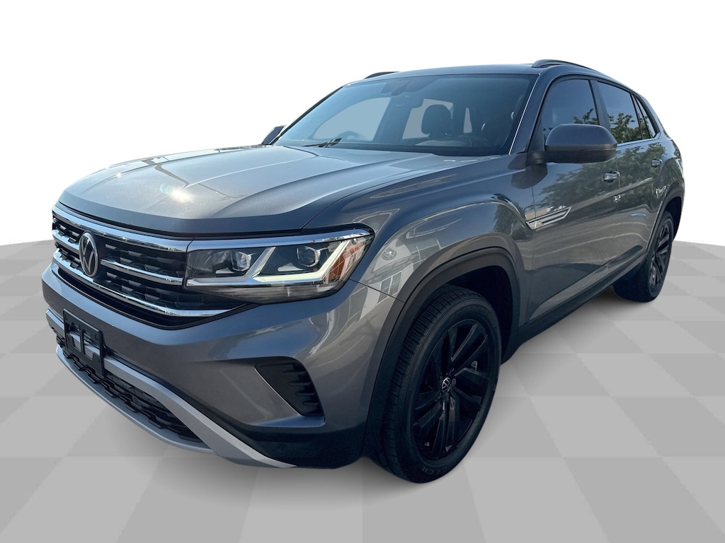Used 2022 Volkswagen Atlas Cross Sport V6 SE 4Motion w/ Technology & Panoramic Moon SUV