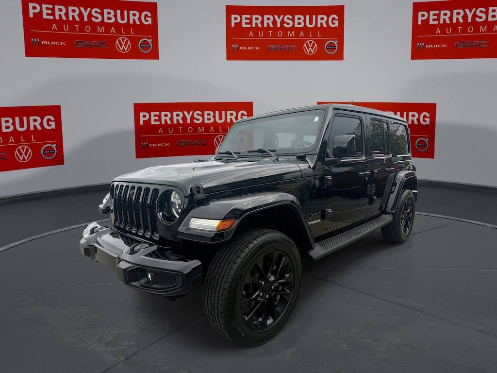Used 2021 Jeep Wrangler Unlimited High Altitude 4WD Night Edition w/ Sky O SUV