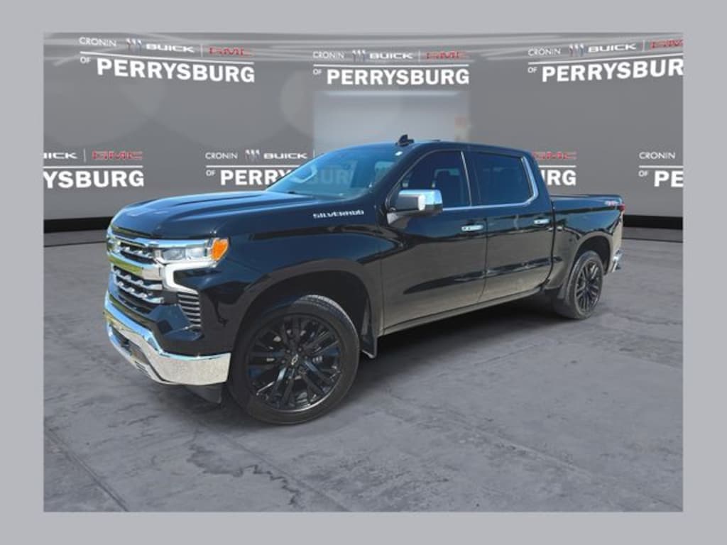 Used 2022 Chevrolet Silverado 1500 LTZ 4WD Crew w/ 22s w/ Premium Pkg & Moon Truck