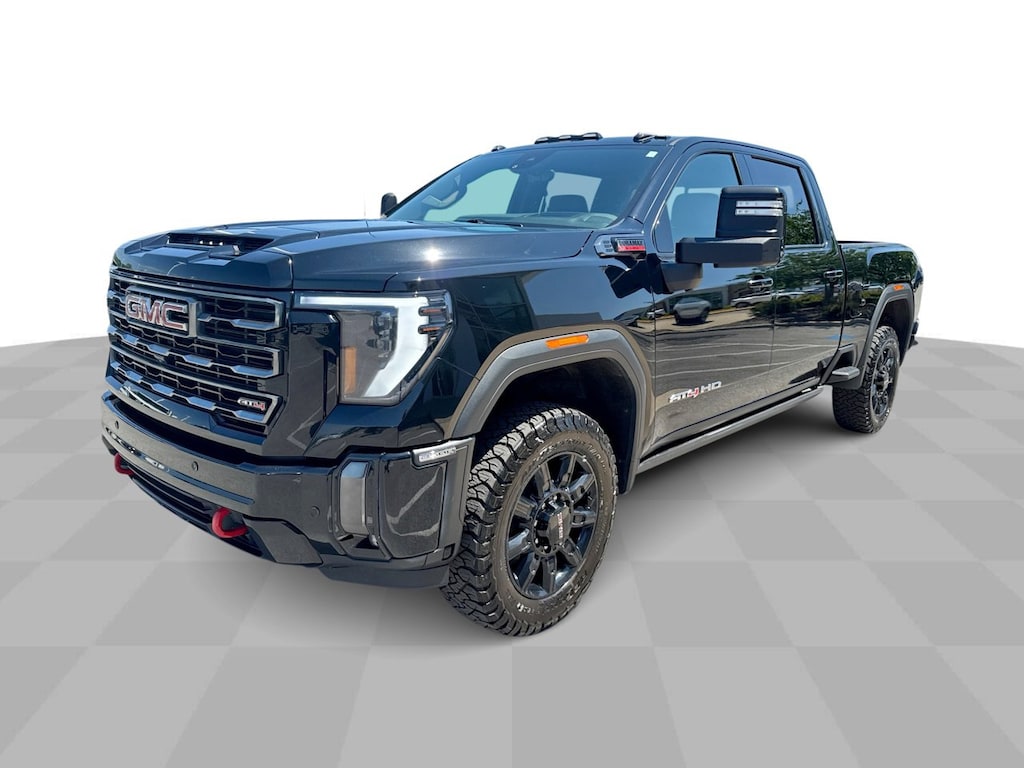 Used 2024 GMC Sierra 2500 HD AT4 4WD Crew Duramax w/ Premium+ Pkg & 5th Wheel P Truck Crew Cab