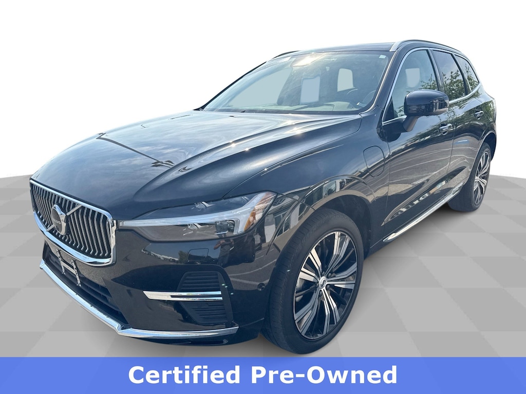 Certified 2023 Volvo XC60 Recharge Plug-In Hybrid AWD Plus Bright Theme w/ Climate Pkg & Panoramic M SUV