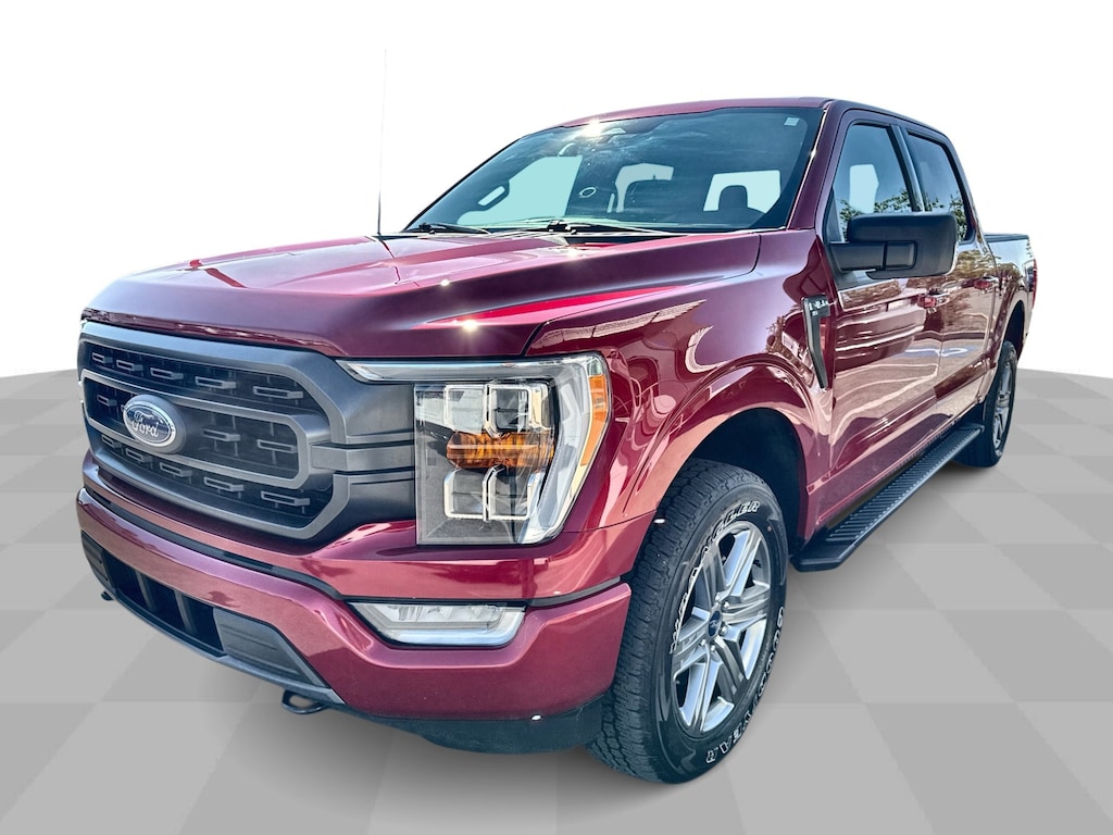 Used 2022 Ford F-150 XLT 4WD Crew w/ Sport Appearance & Trailer Tow Pkg Truck SuperCrew Cab