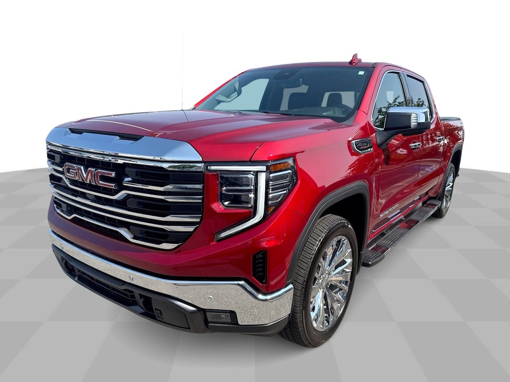 Used 2023 GMC Sierra 1500 SLT 4WD Crew Duramax w/ 22s w/ Premium+ Pkg & Moon Truck Crew Cab
