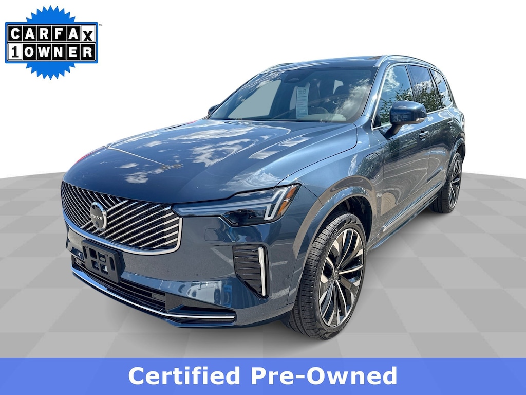 Certified 2025 Volvo XC90 plug-in hybrid T8 AWD Plus w/ Panoramic Moon SUV