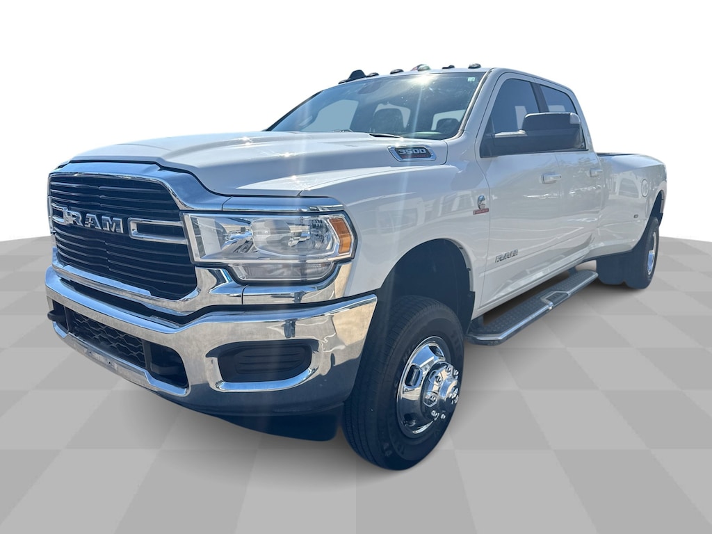 Used 2021 Ram 3500 DRW Big Horn 4WD Crew Long Box Cummins w/ 5th Whee Truck Crew Cab