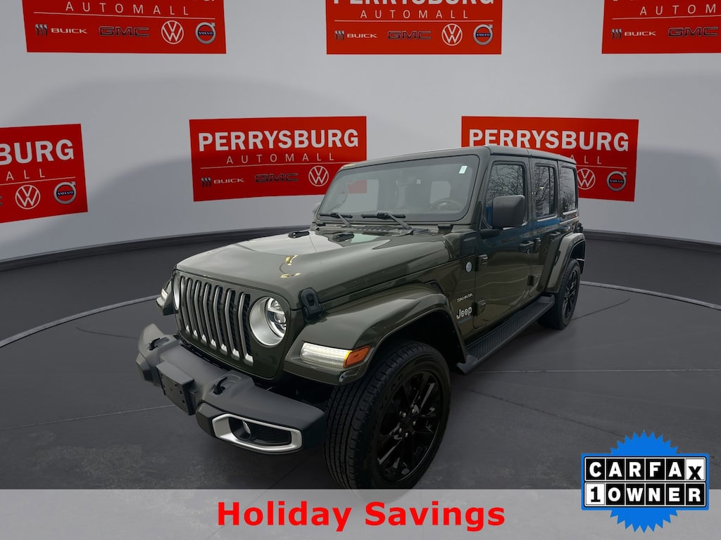 Used 2021 Jeep Wrangler Unlimited Sahara 4XE w/ Cold Weather Pkg Unlimited Sahara 4x4