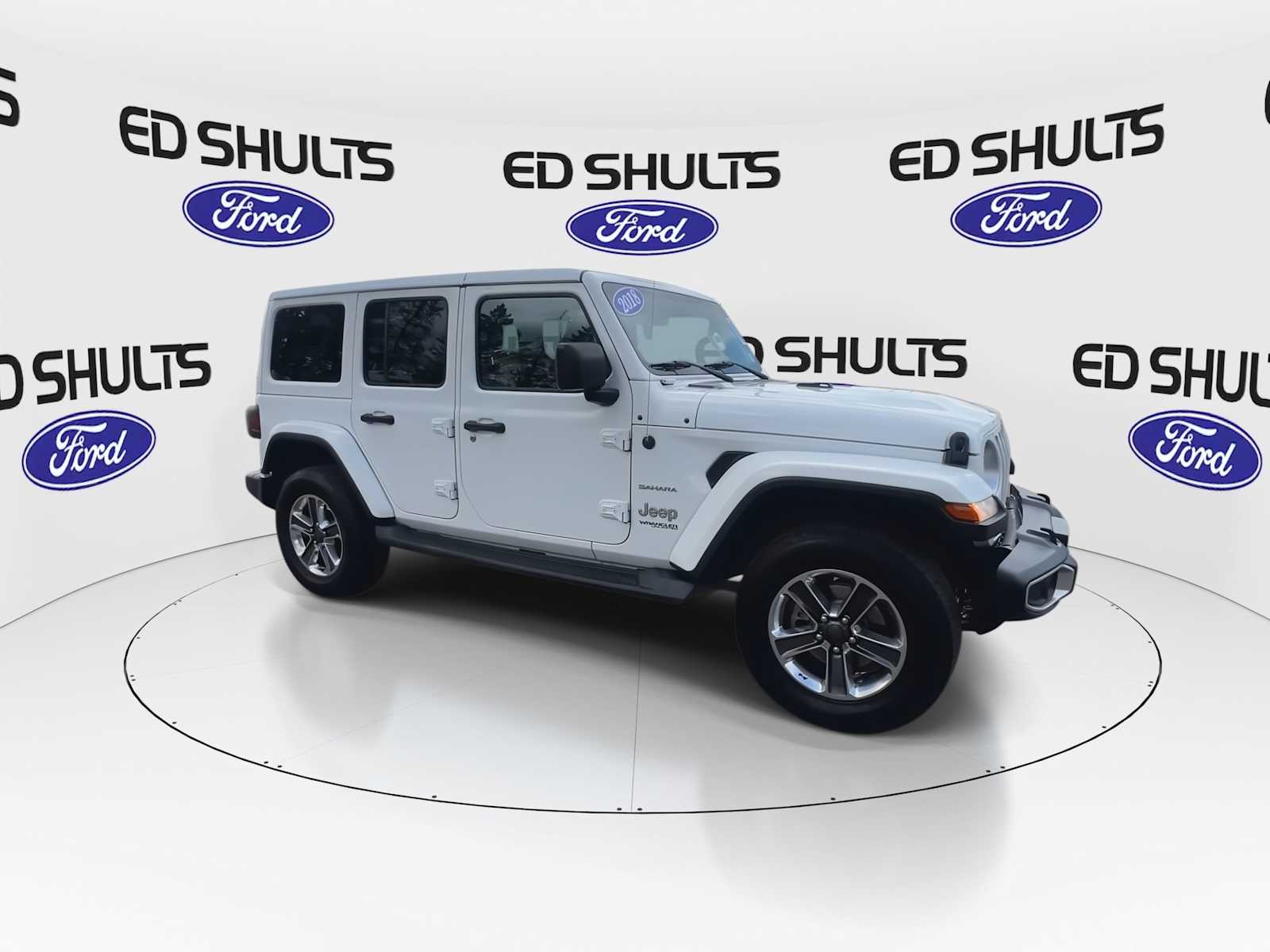 Used 2018 Jeep All-New Wrangler Unlimited Sahara with VIN 1C4HJXEG4JW309886 for sale in Jamestown, NY