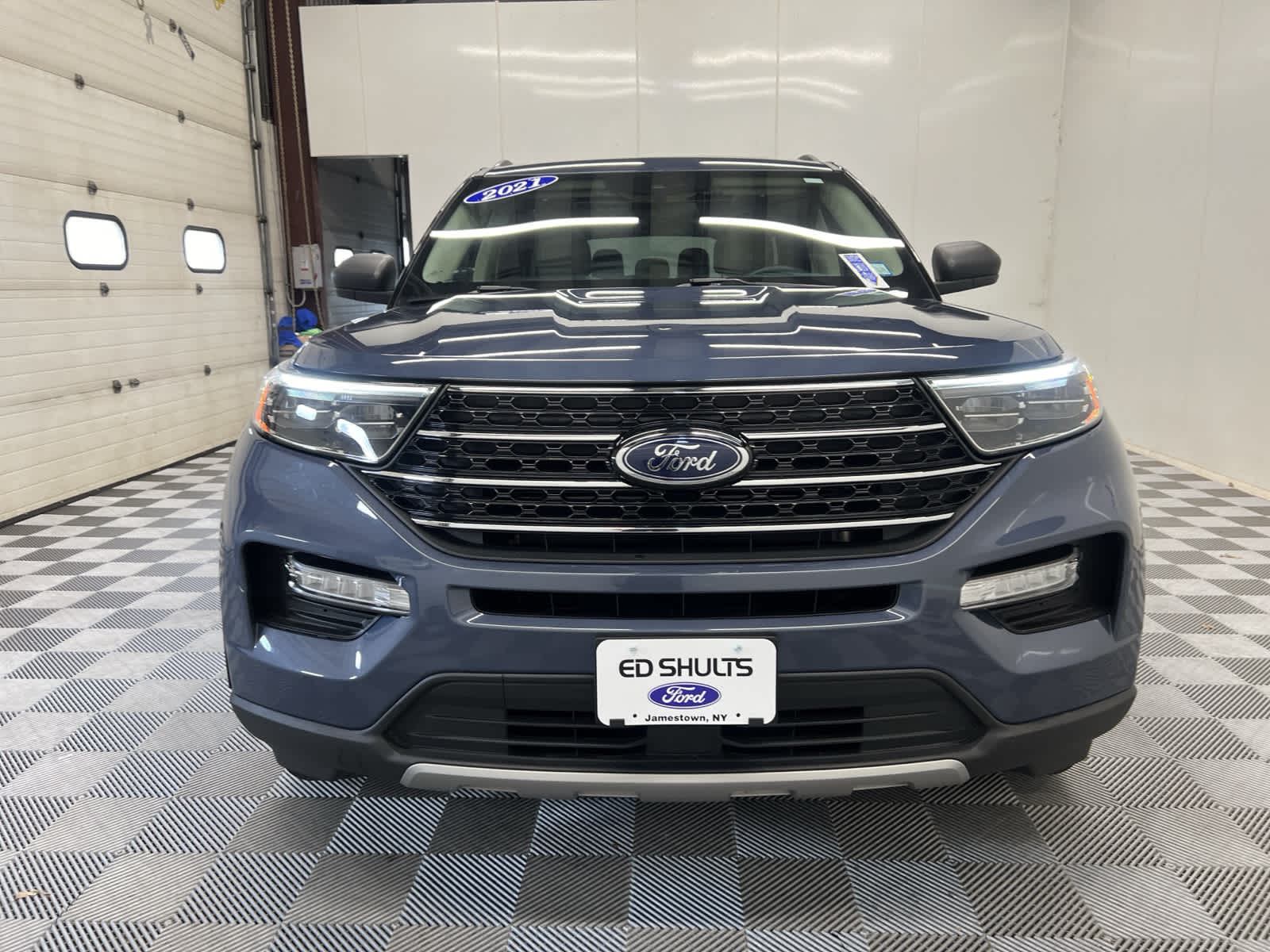 Used 2021 Ford Explorer XLT with VIN 1FMSK8DH3MGC25782 for sale in Jamestown, NY