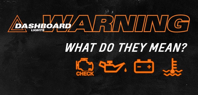 Banner on vehicle warning lights