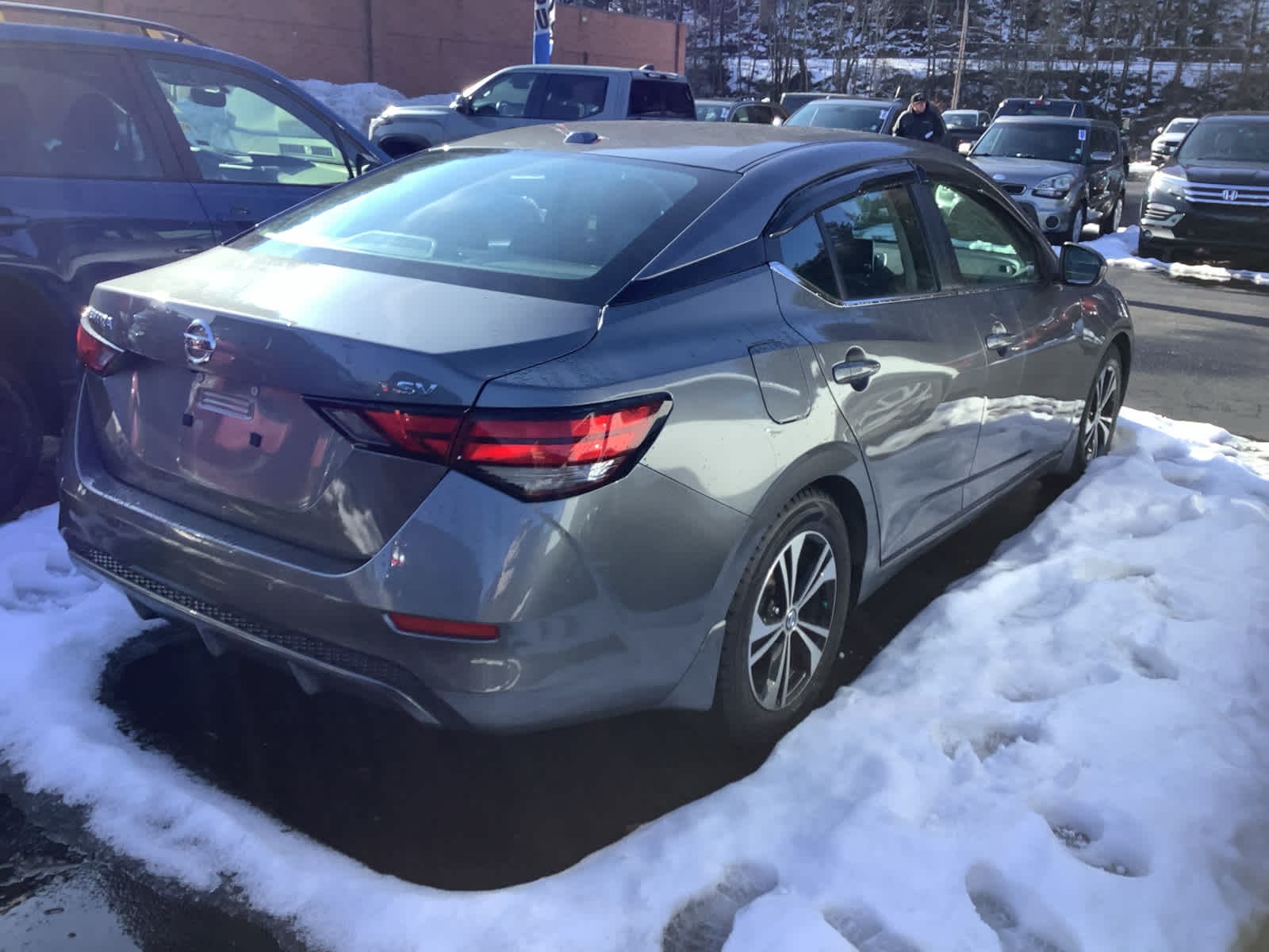 Used 2022 Nissan Sentra SV with VIN 3N1AB8CV4NY230595 for sale in Warren, PA