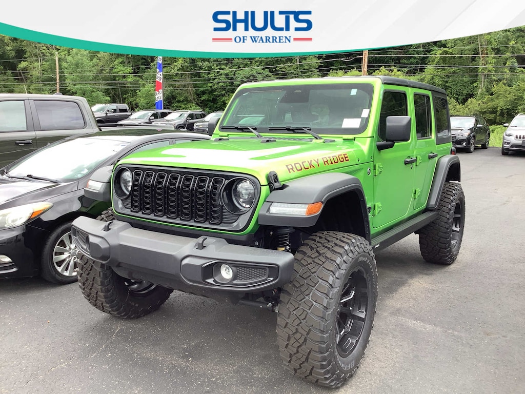 New 2026 Jeep Wrangler ROCKY RIDGE PACKAGE 4-DOOR WILLYS Sport Utility