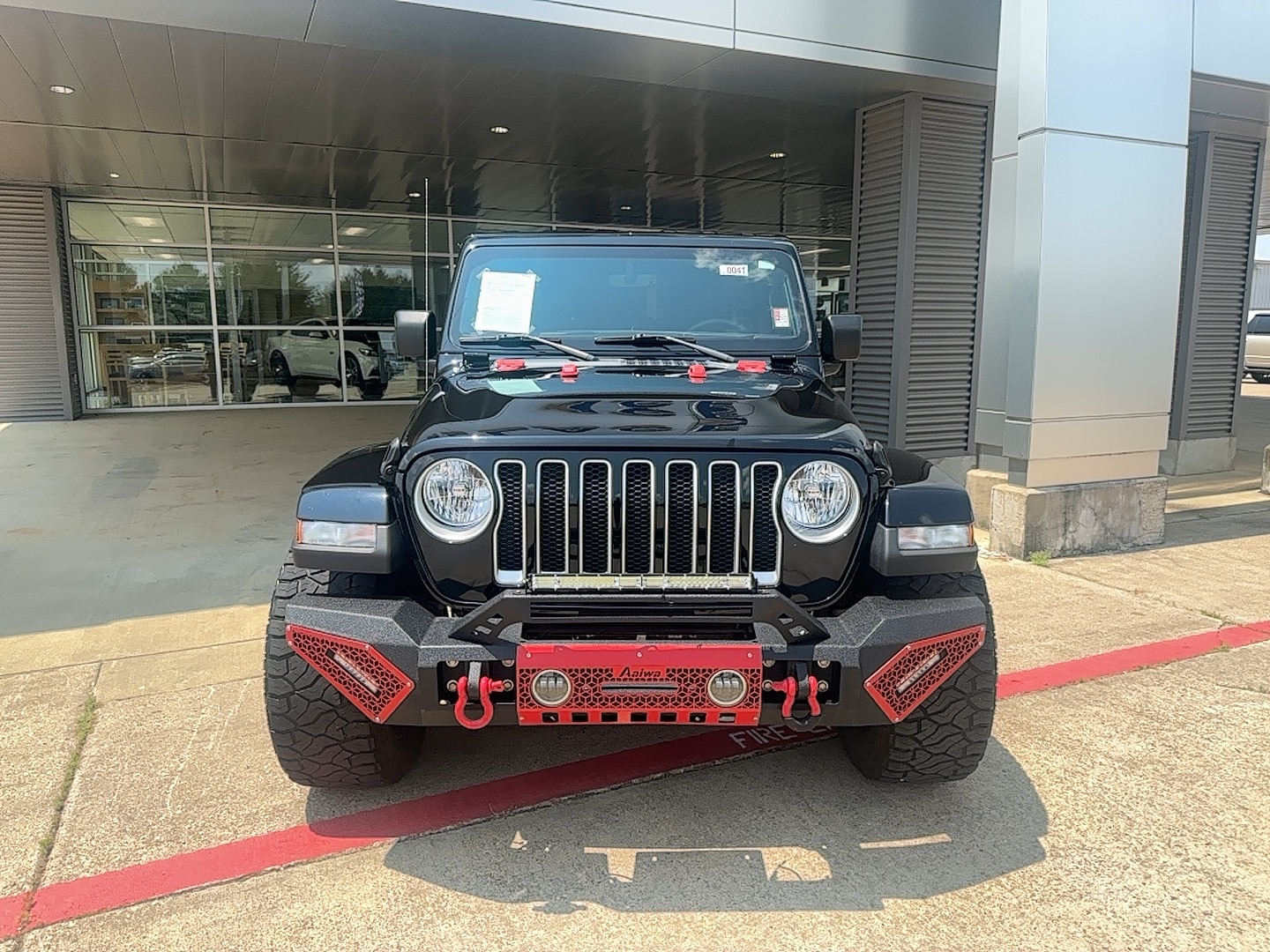 Used 2022 Jeep Wrangler Unlimited Sahara with VIN 1C4HJXEN9NW253836 for sale in Hugo, OK