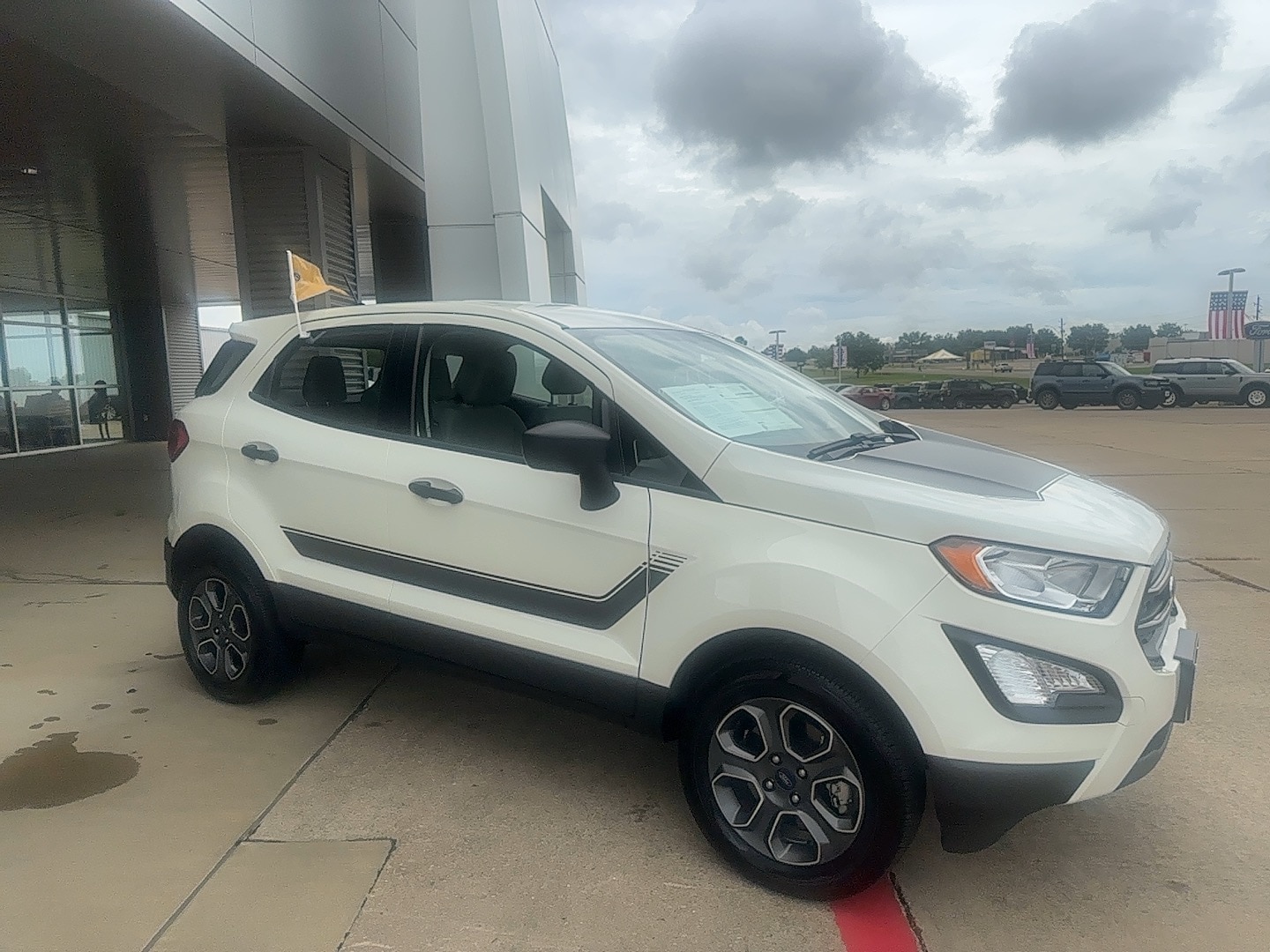 Certified 2022 Ford EcoSport S with VIN MAJ6S3FL1NC464773 for sale in Hugo, OK