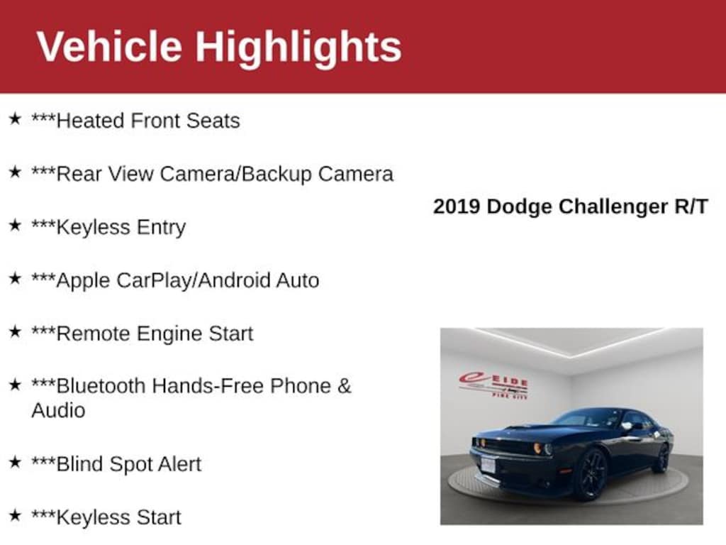 Used 2019 Dodge Challenger R/T Coupe