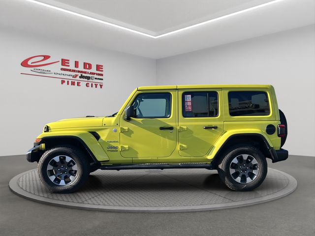Used 2022 Jeep Wrangler Unlimited Sahara with VIN 1C4HJXENXNW238438 for sale in Pine City, Minnesota