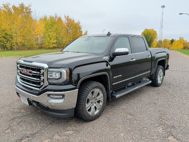 Used 2018 GMC Sierra 1500 SLT with VIN 3GTU2NEJ3JG599063 for sale in Pine City, Minnesota