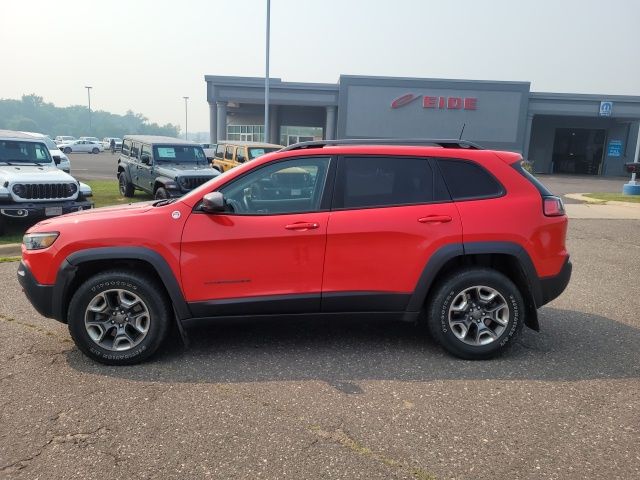 Used 2019 Jeep Cherokee Trailhawk with VIN 1C4PJMBX7KD213326 for sale in Pine City, Minnesota