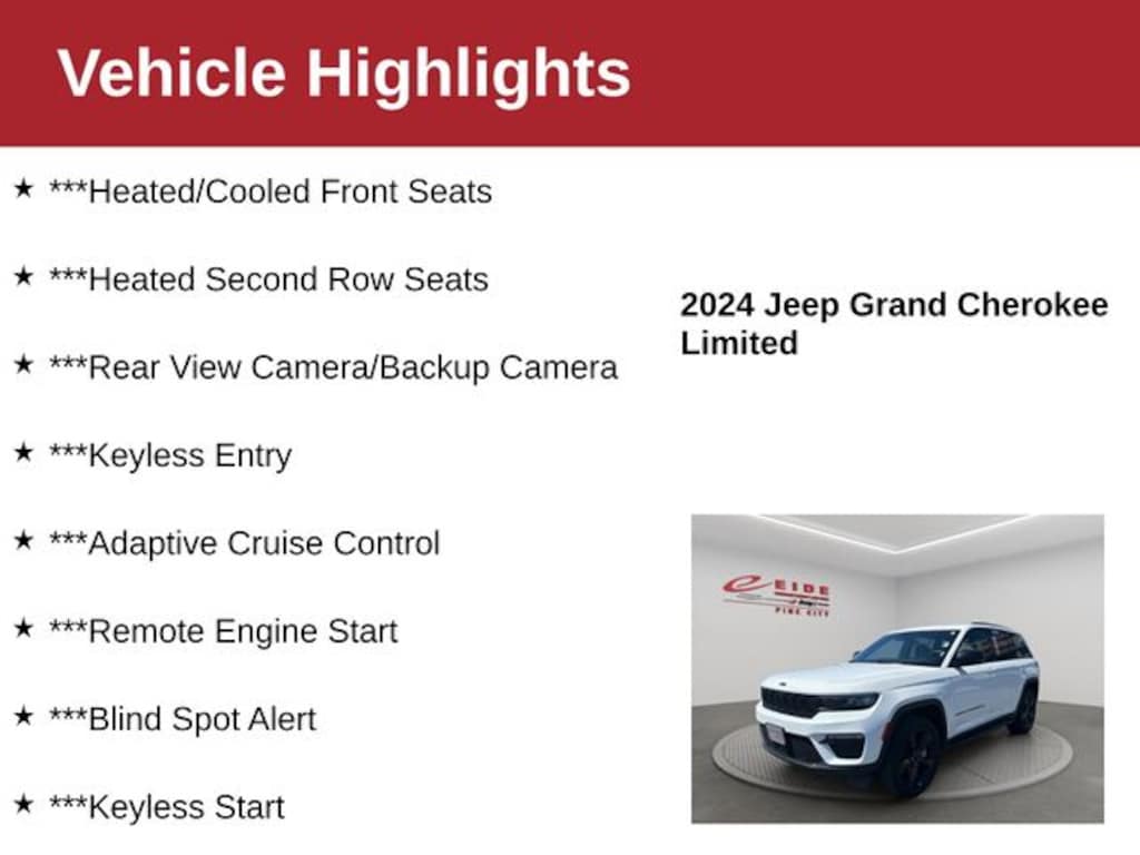 Used 2024 Jeep Grand Cherokee Limited SUV