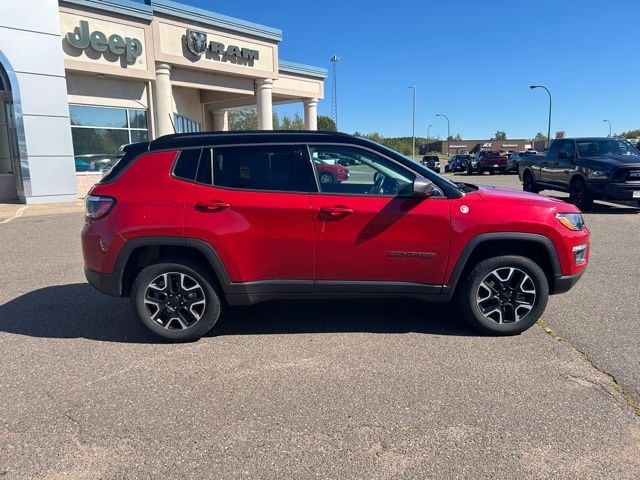 Used 2021 Jeep Compass Trailhawk with VIN 3C4NJDDB4MT545195 for sale in Pine City, Minnesota