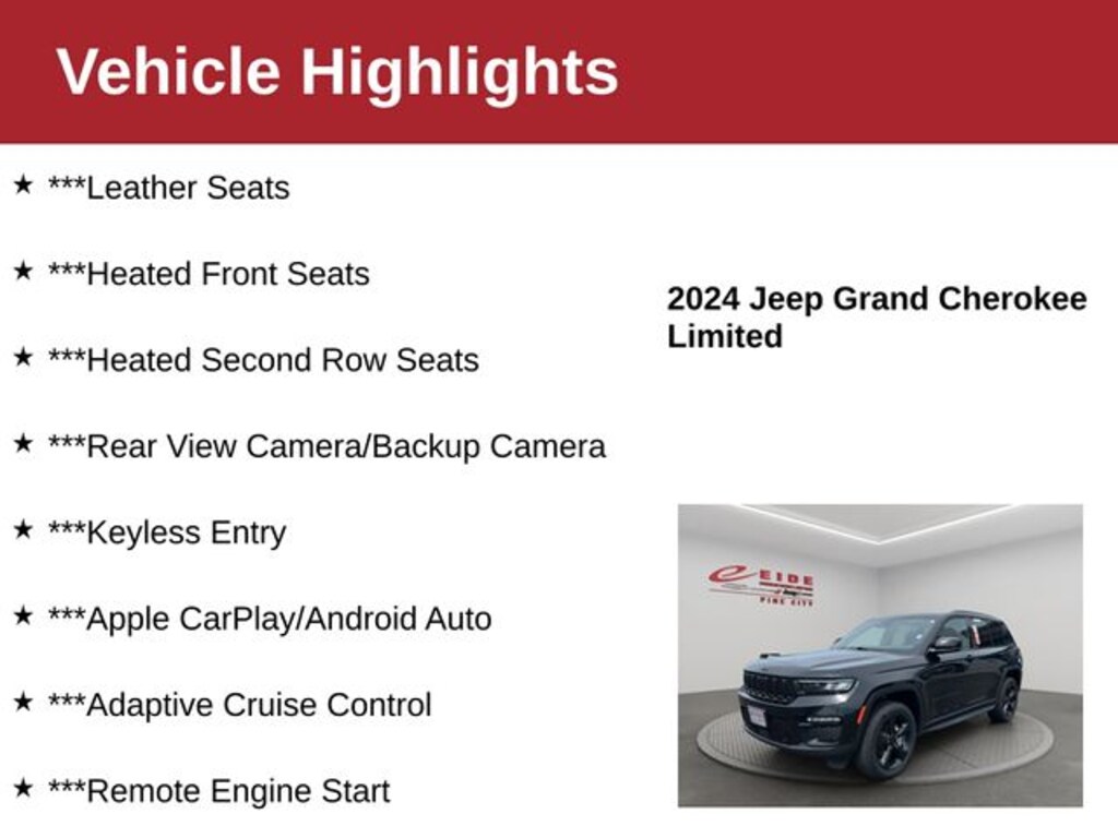 Used 2024 Jeep Grand Cherokee Limited SUV