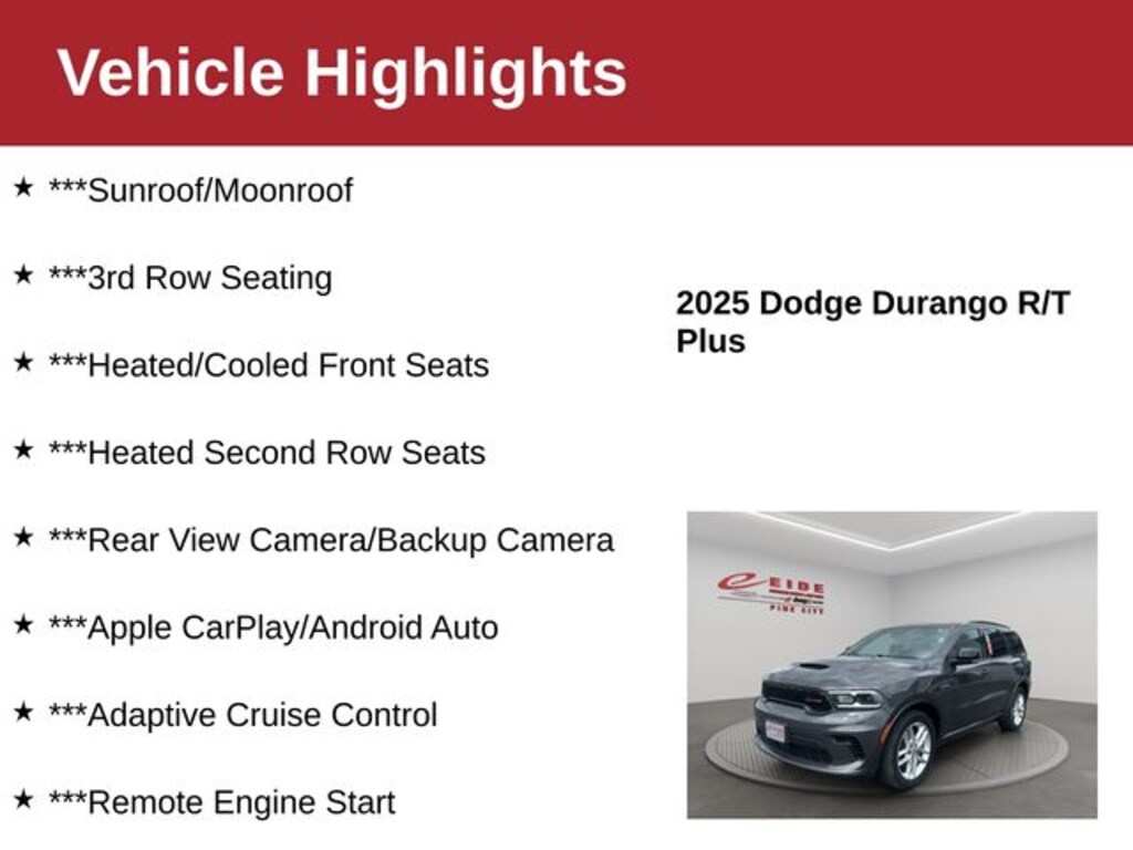 Used 2025 Dodge Durango R/T Plus SUV