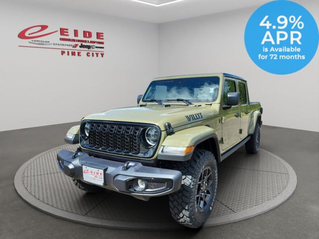 New 2025 Jeep Gladiator Willys Pickup