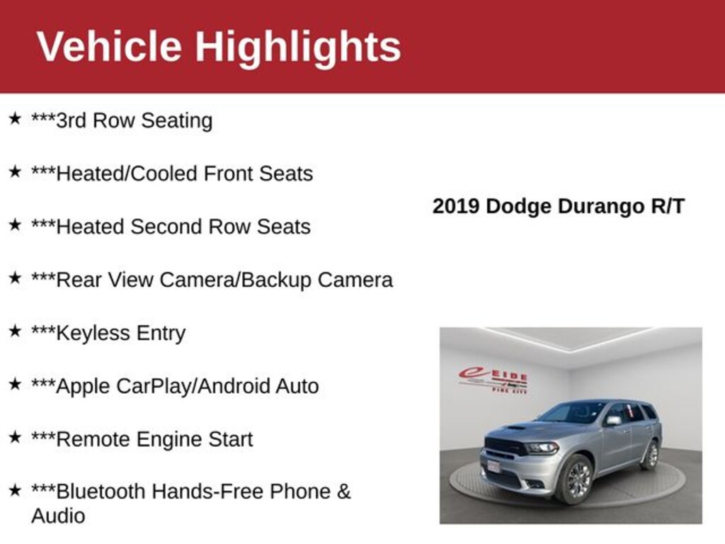 Used 2019 Dodge Durango R/T SUV