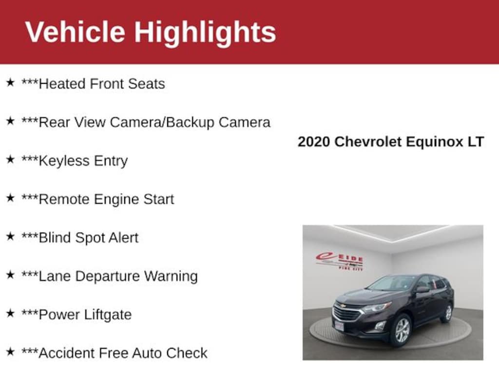 Used 2020 Chevrolet Equinox LT SUV