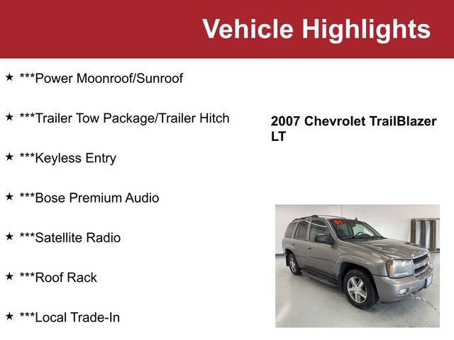 Used 2007 Chevrolet TrailBlazer LS with VIN 1GNDT13S172219132 for sale in Waite Park, Minnesota