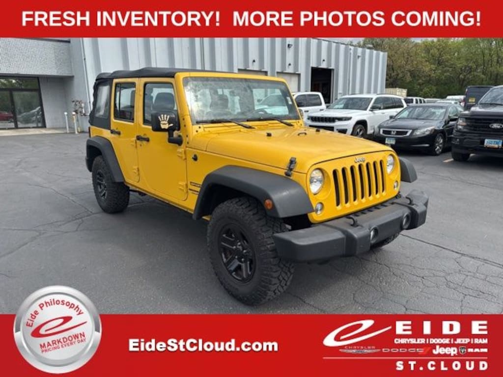 Used 2015 Jeep Wrangler Unlimited Sport SUV